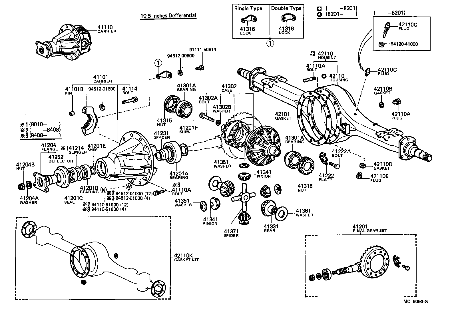  TOYOACE |  REAR AXLE HOUSING DIFFERENTIAL