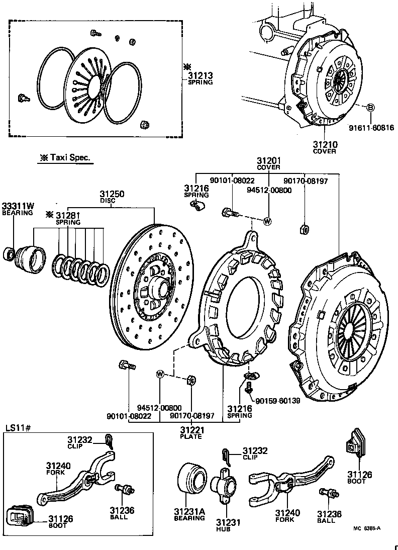  CROWN |  CLUTCH RELEASE FORK