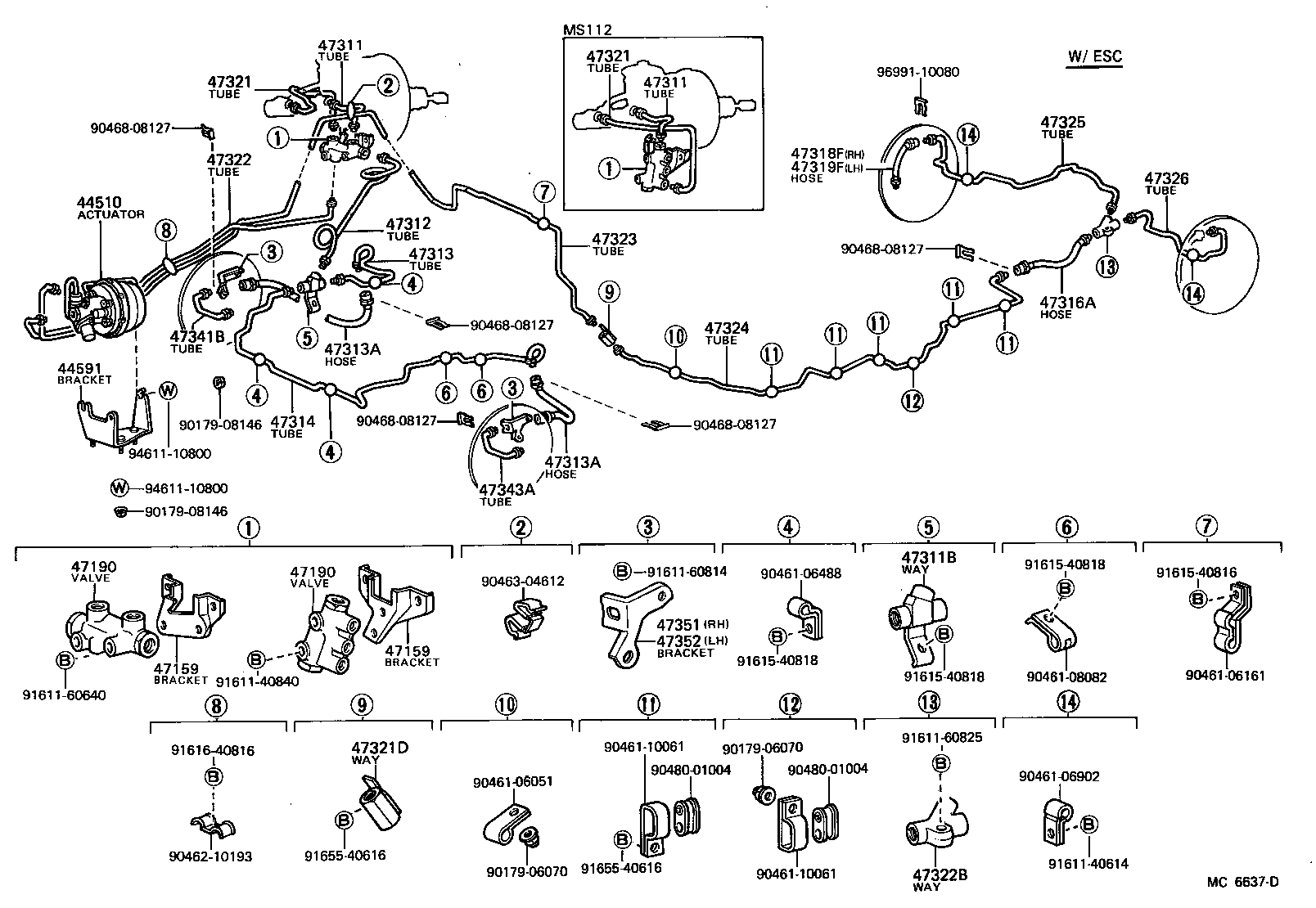  CROWN |  BRAKE TUBE CLAMP