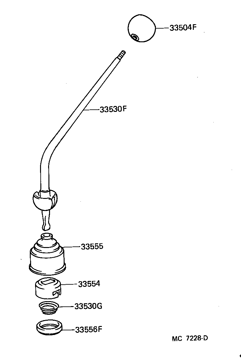  LAND CRUISER VAN |  SHIFT LEVER RETAINER