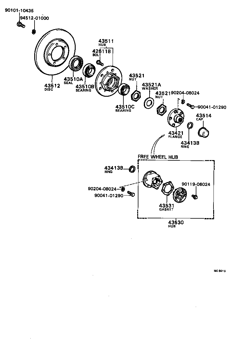  BLIZZARD |  FRONT AXLE HUB