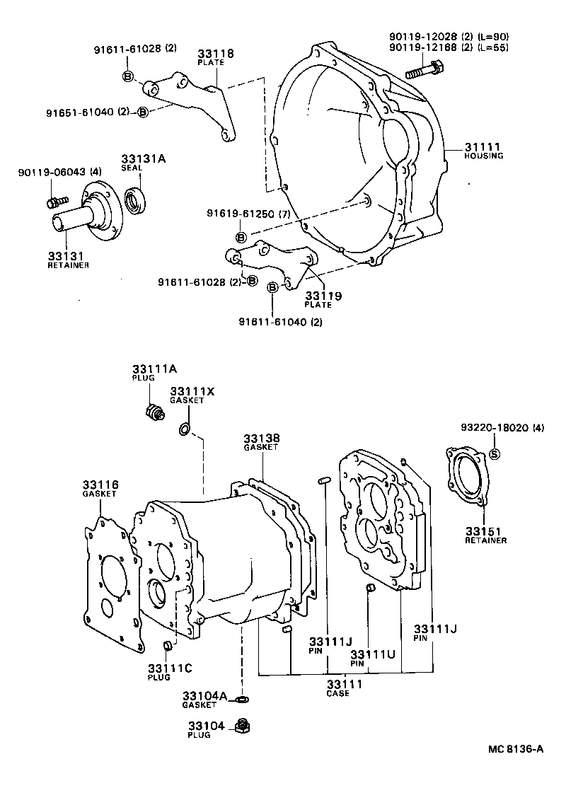  SPRINTER |  CLUTCH HOUSING TRANSMISSION CASE MTM