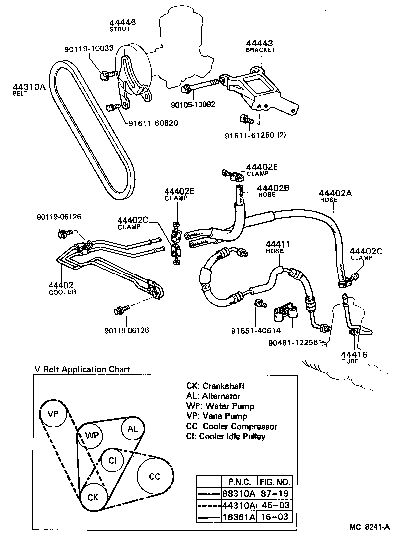  CELICA |  POWER STEERING TUBE