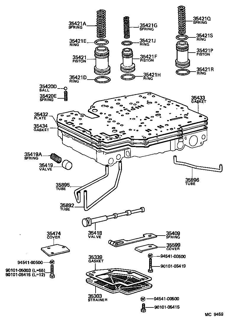  HIACE VAN WAGON |  VALVE BODY OIL STRAINER ATM
