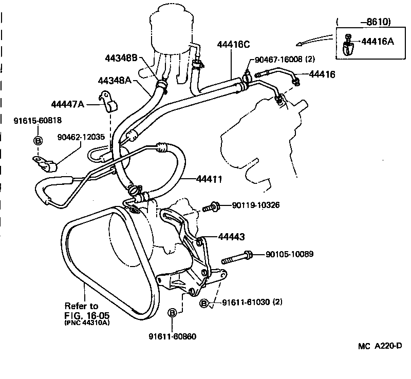  CROWN |  POWER STEERING TUBE