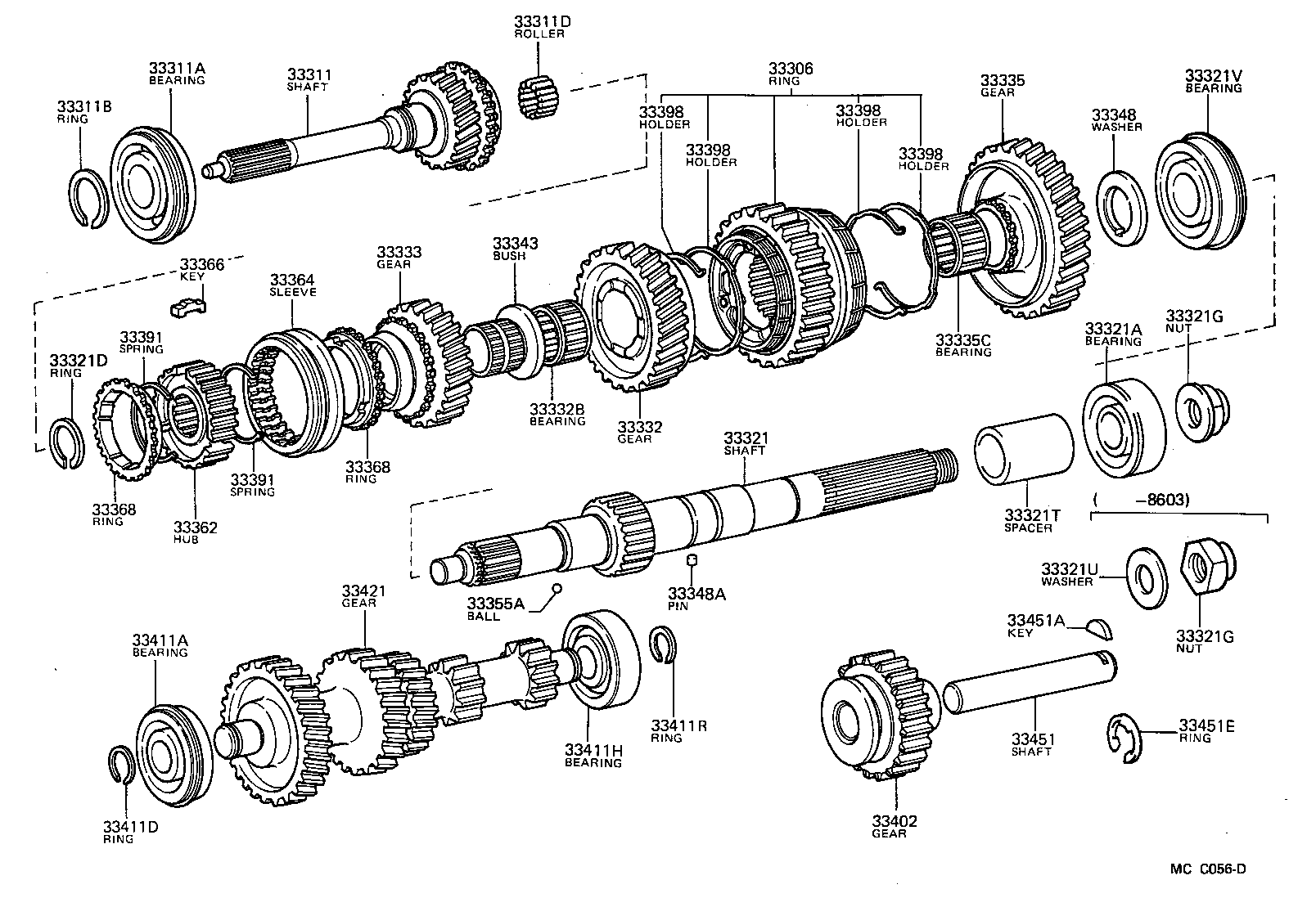  LAND CRUISER VAN |  TRANSMISSION GEAR MTM