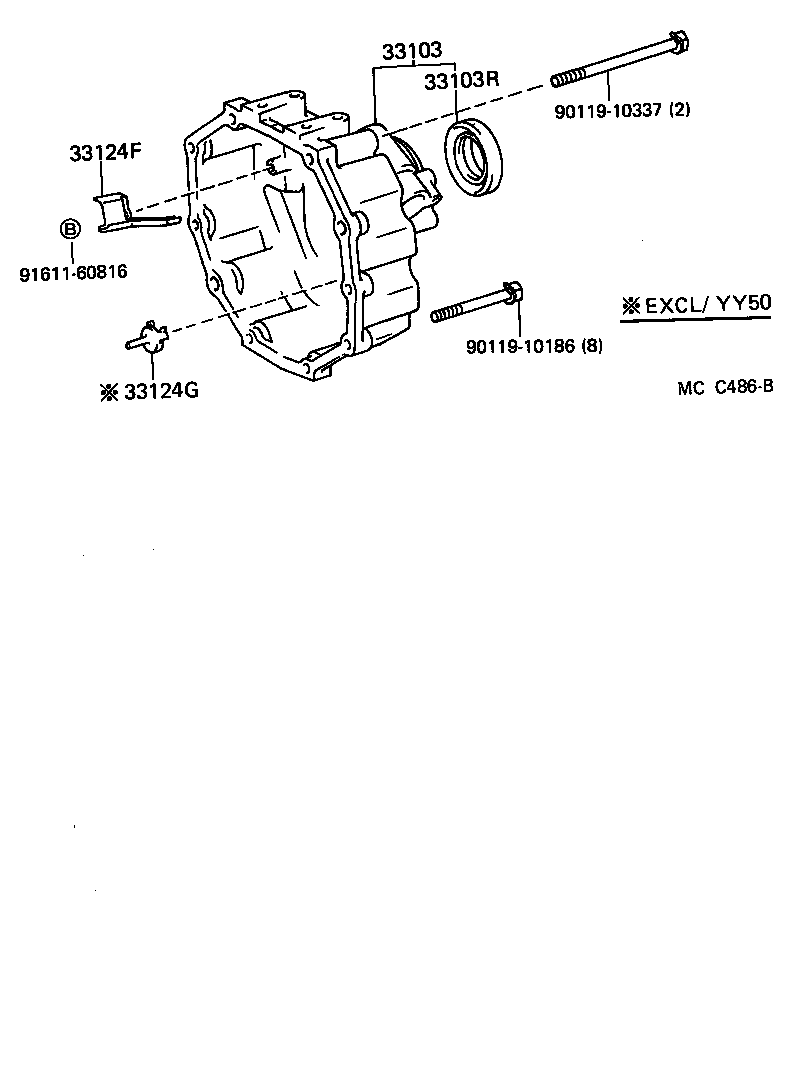  TOYOACE DYNA |  EXTENSION HOUSING MTM