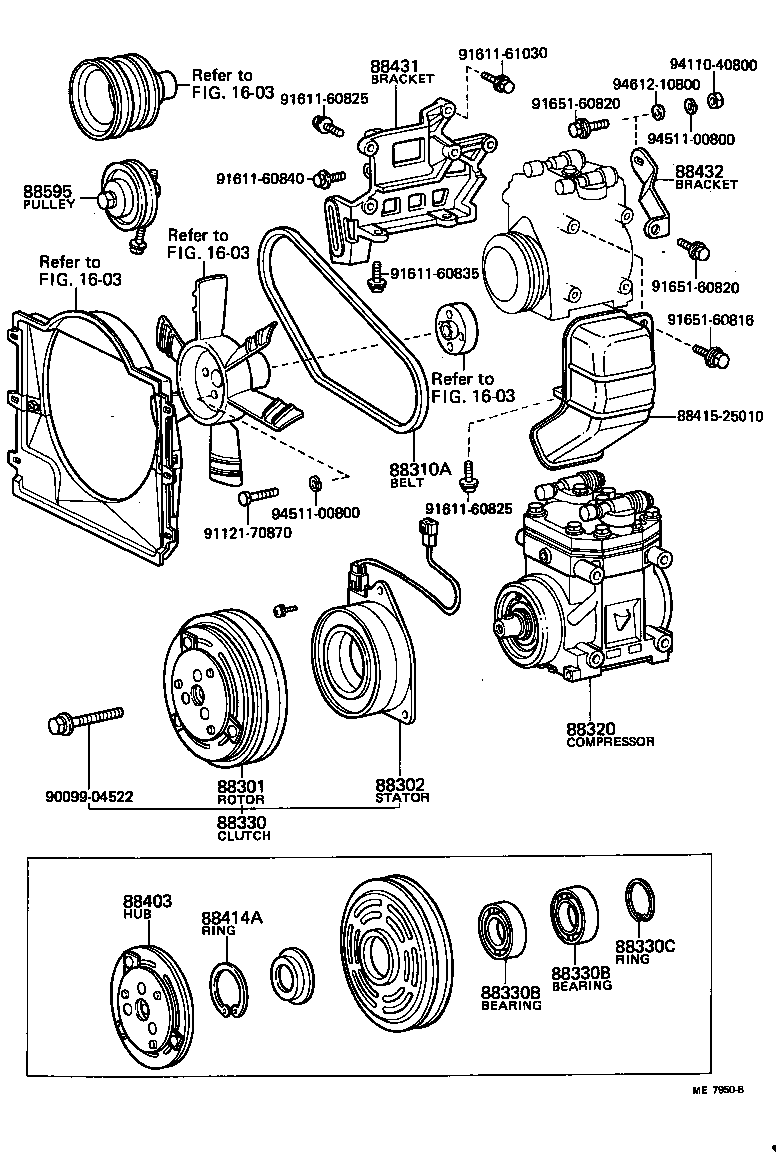  TOYOACE |  HEATING AIR CONDITIONING COMPRESSOR