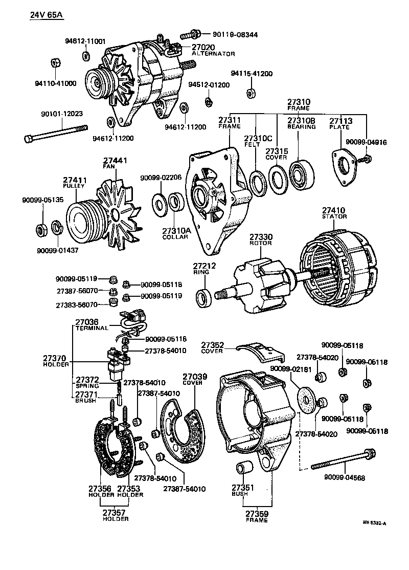  COASTER |  ALTERNATOR