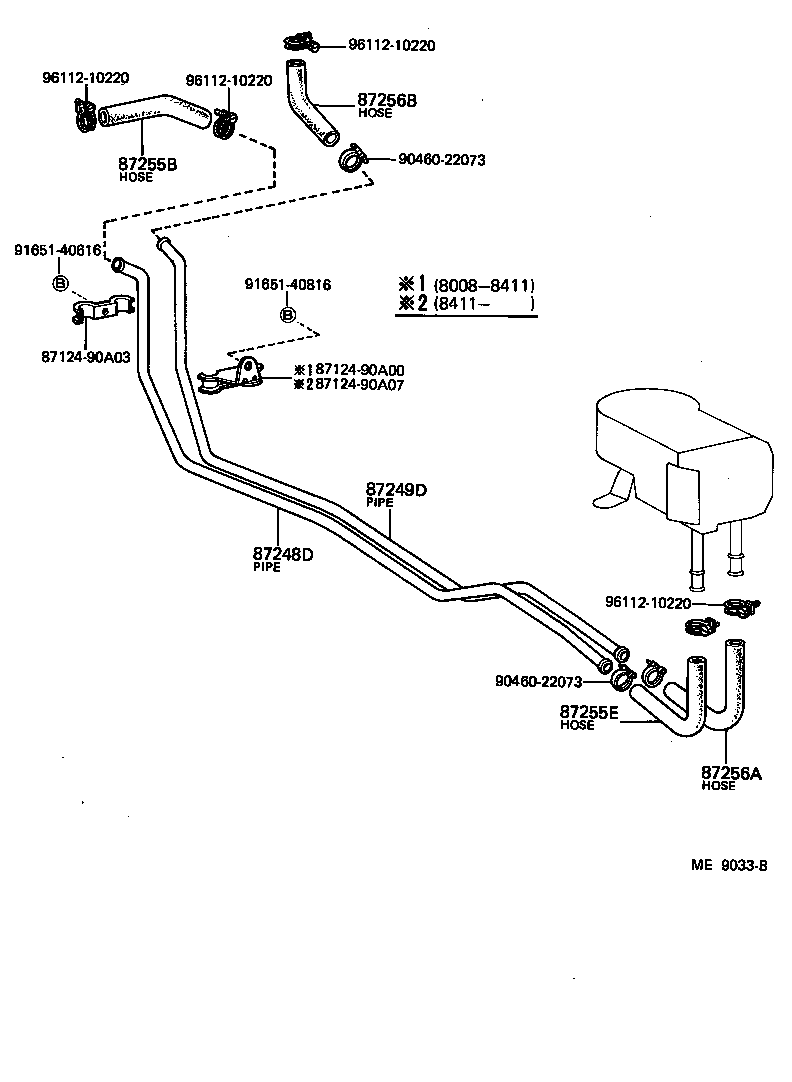  LAND CRUISER VAN |  HEATING AIR CONDITIONING WATER PIPING