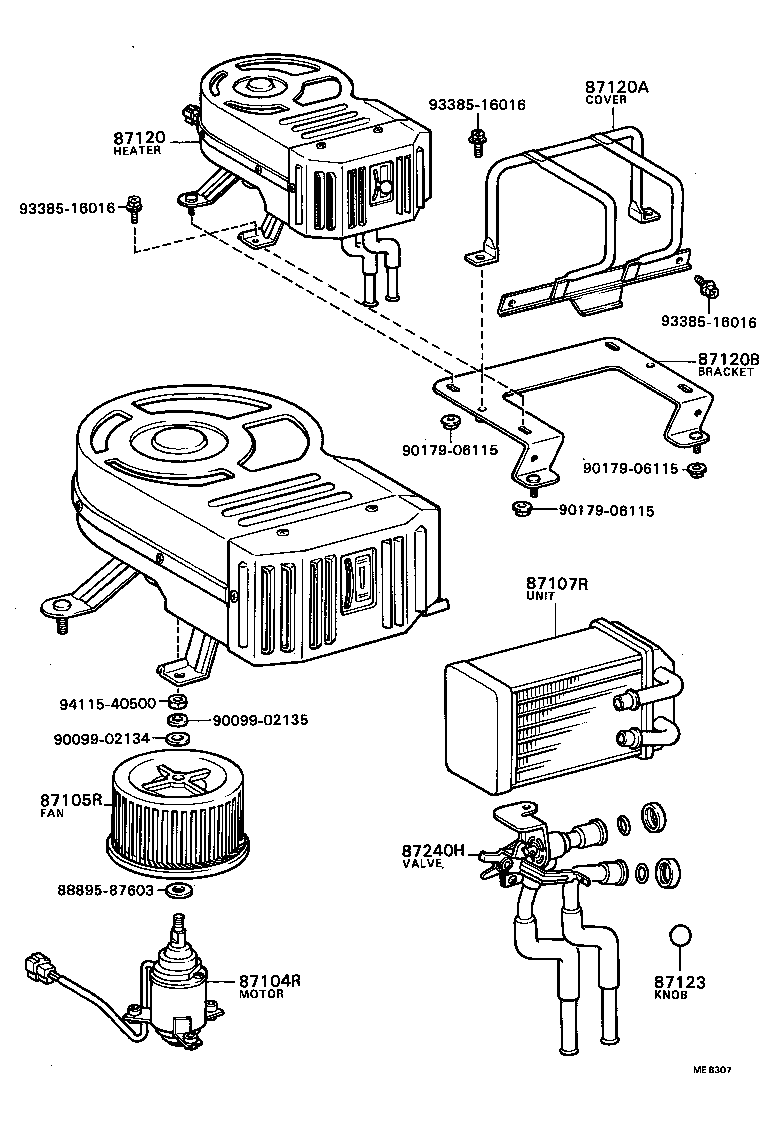  BLIZZARD |  HEATING AIR CONDITIONING HEATER UNIT BLOWER