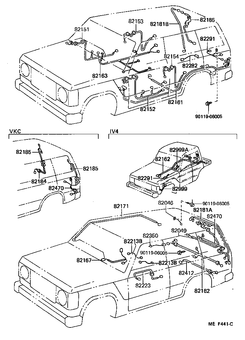  LAND CRUISER VAN |  WIRING CLAMP