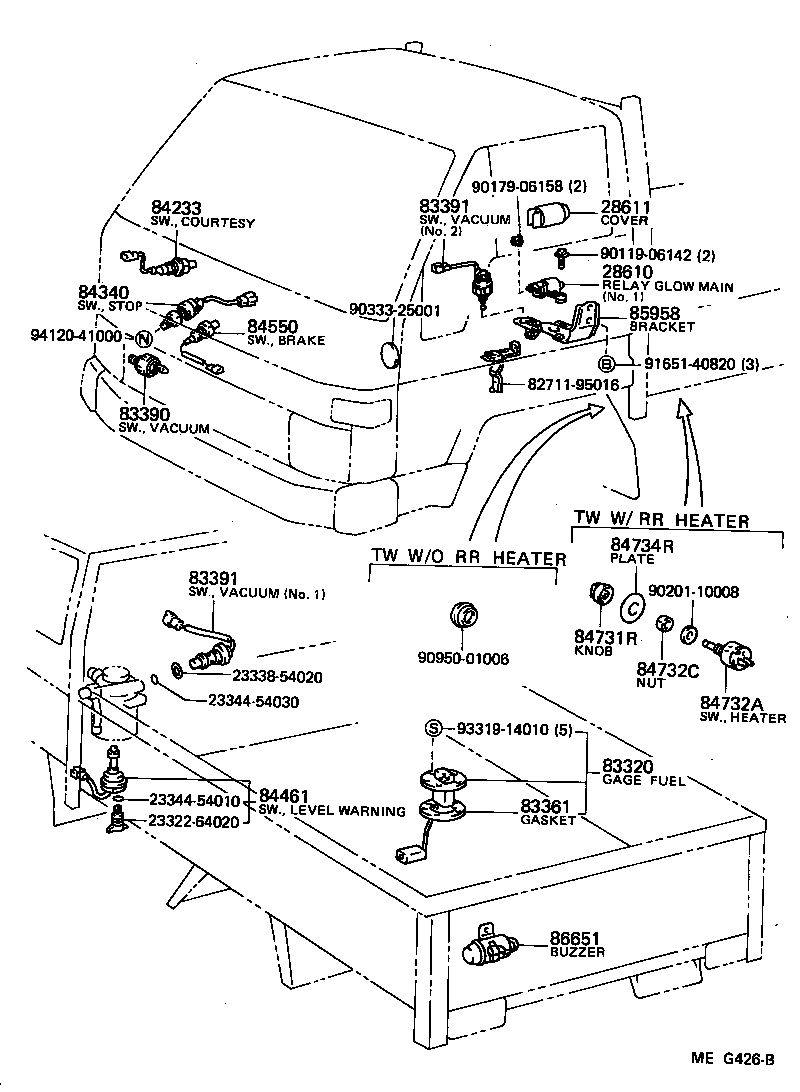  HIACE TRUCK |  SWITCH RELAY COMPUTER