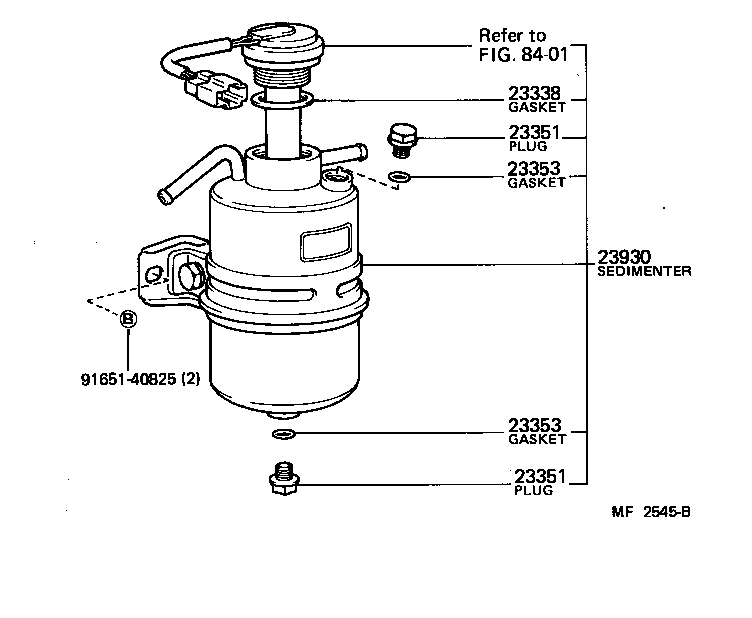  LAND CRUISER S T H T |  FUEL FILTER