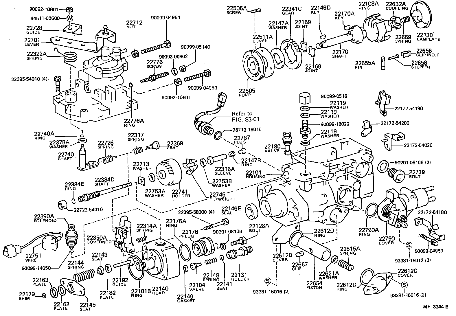  CROWN |  INJECTION PUMP BODY