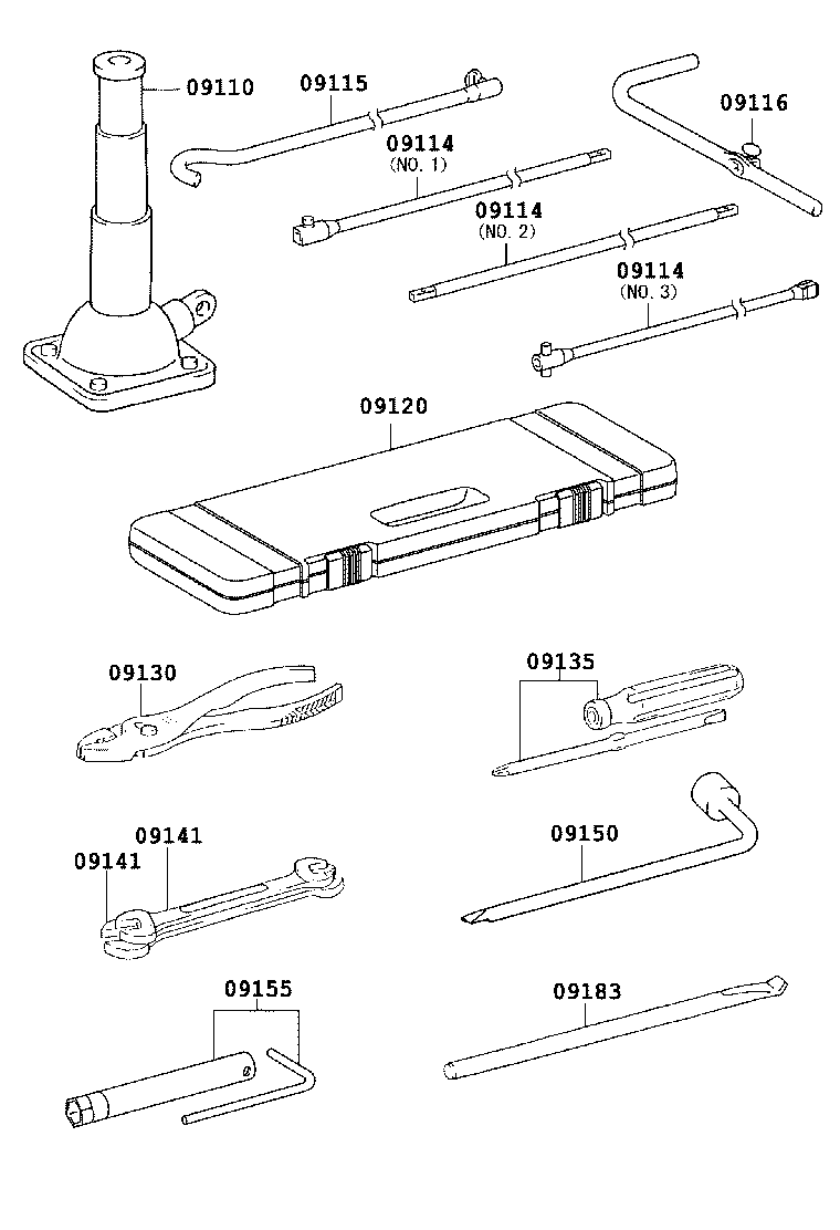  LAND CRUISER 200 |  STANDARD TOOL