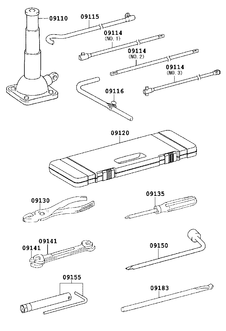  LX570 |  STANDARD TOOL