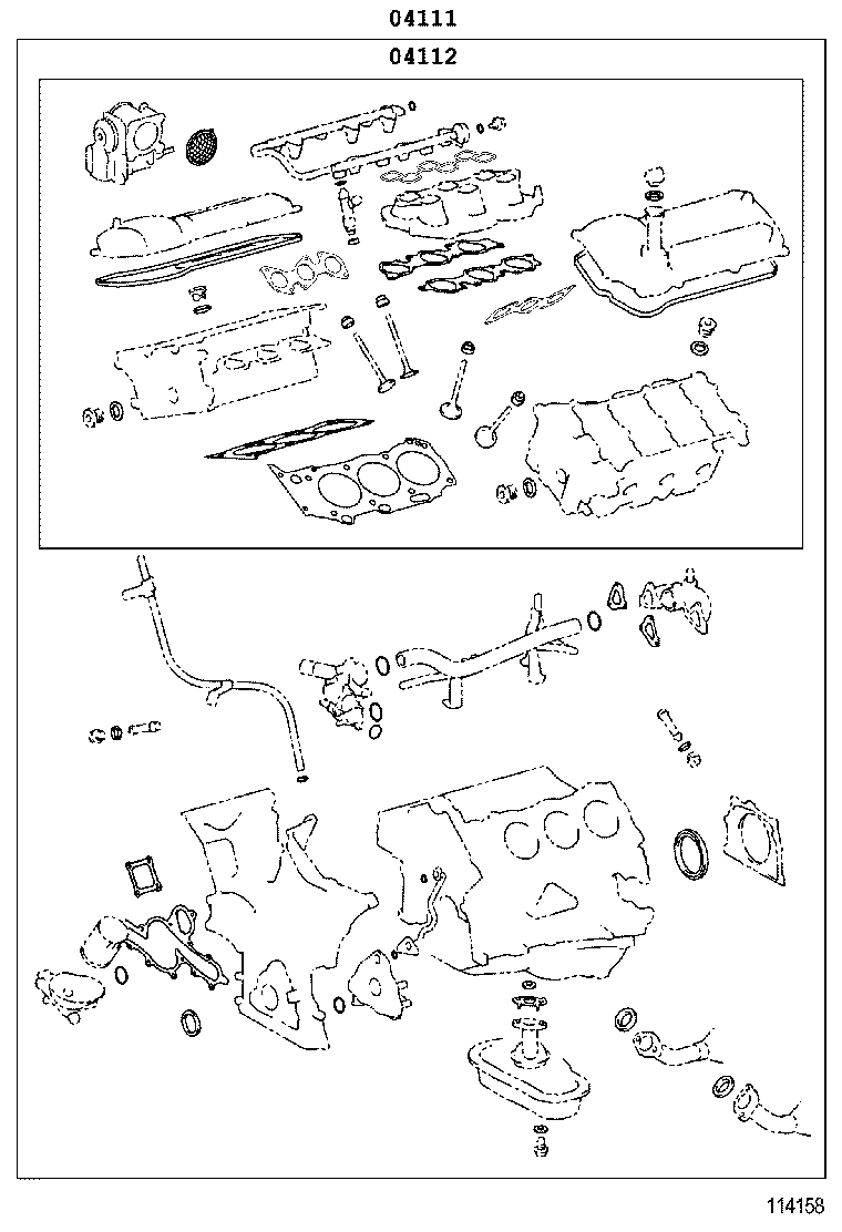  TACOMA |  ENGINE OVERHAUL GASKET KIT