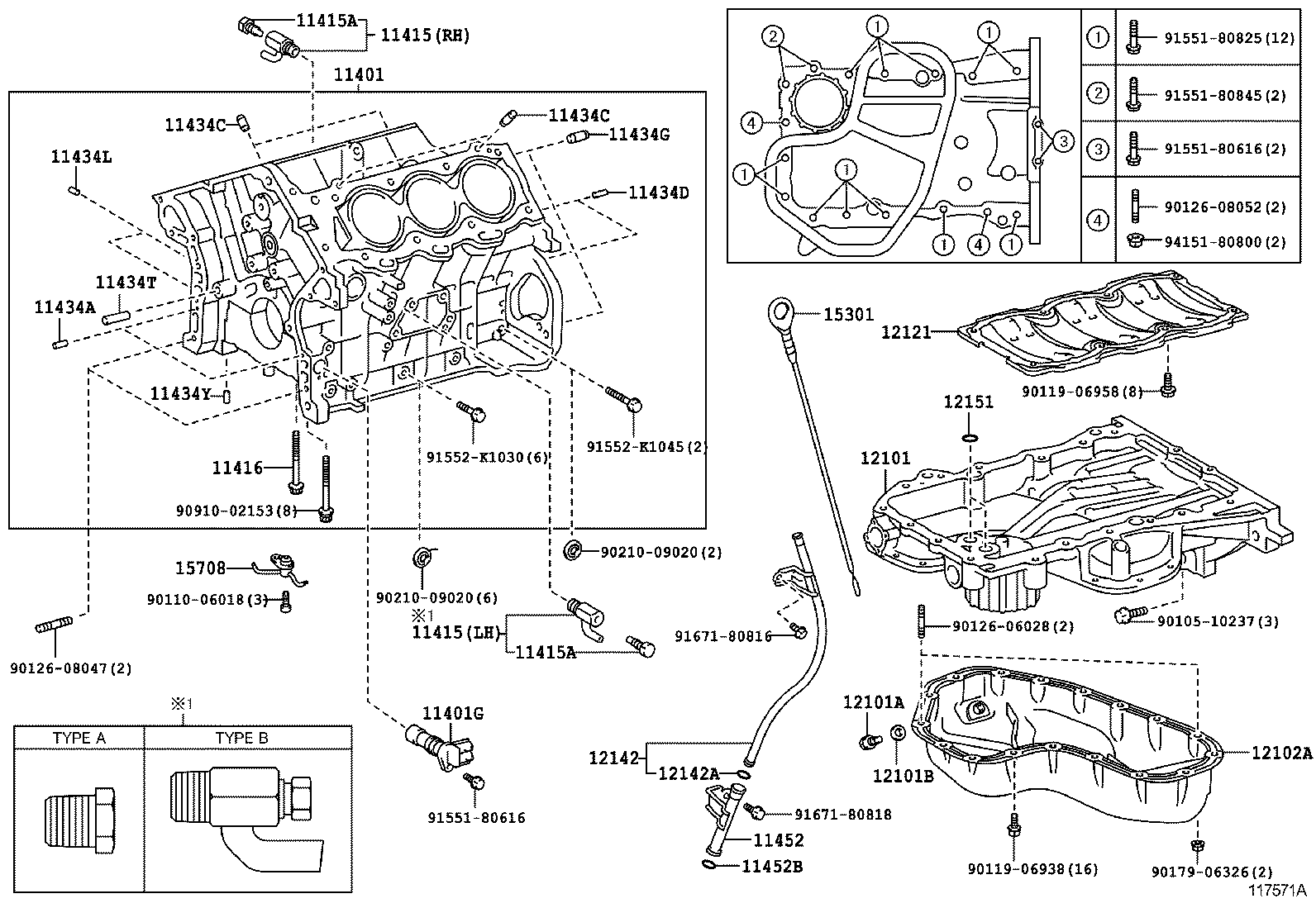  ES250 350 300H |  CYLINDER BLOCK