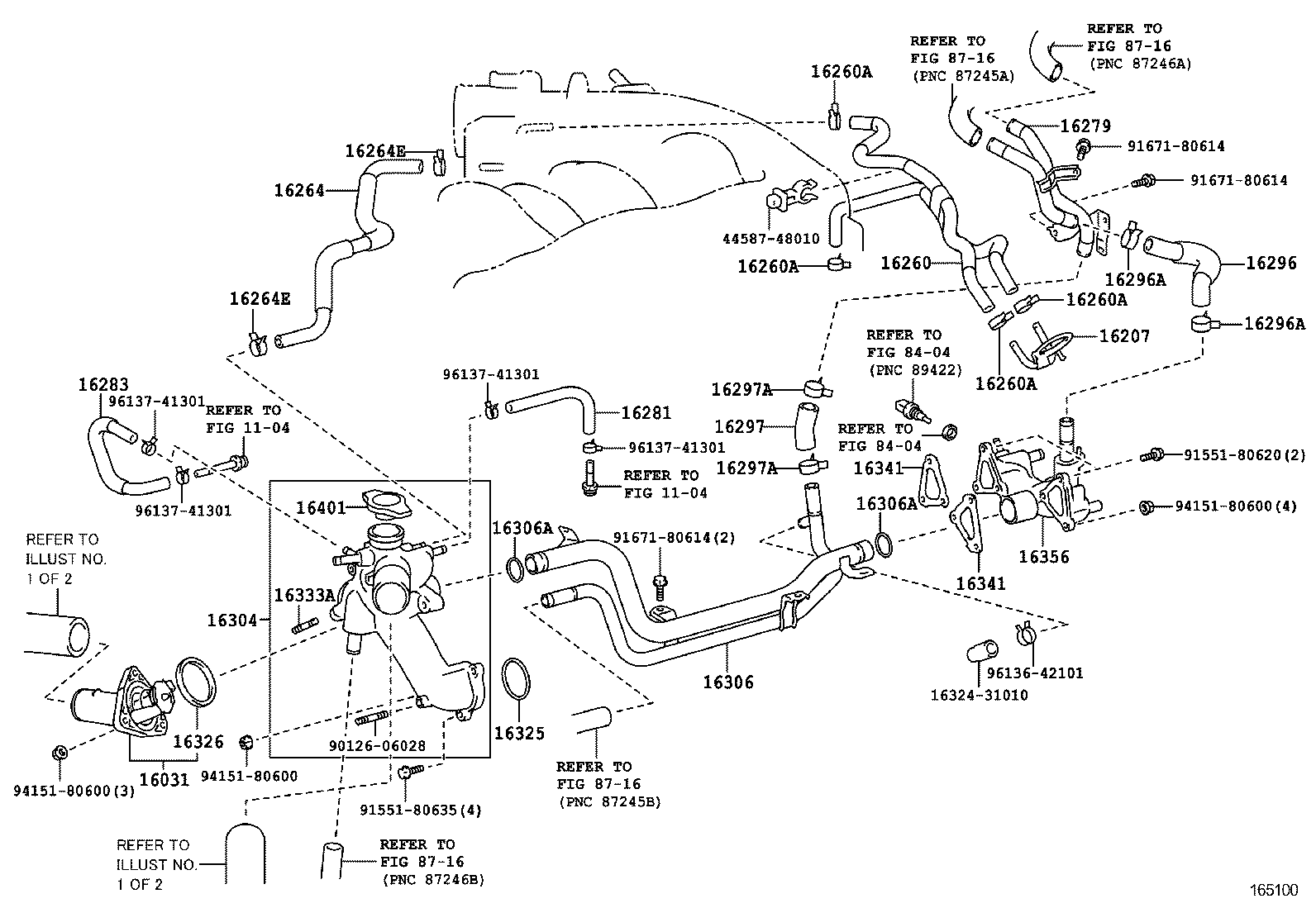  GS250 350 450H |  RADIATOR WATER OUTLET