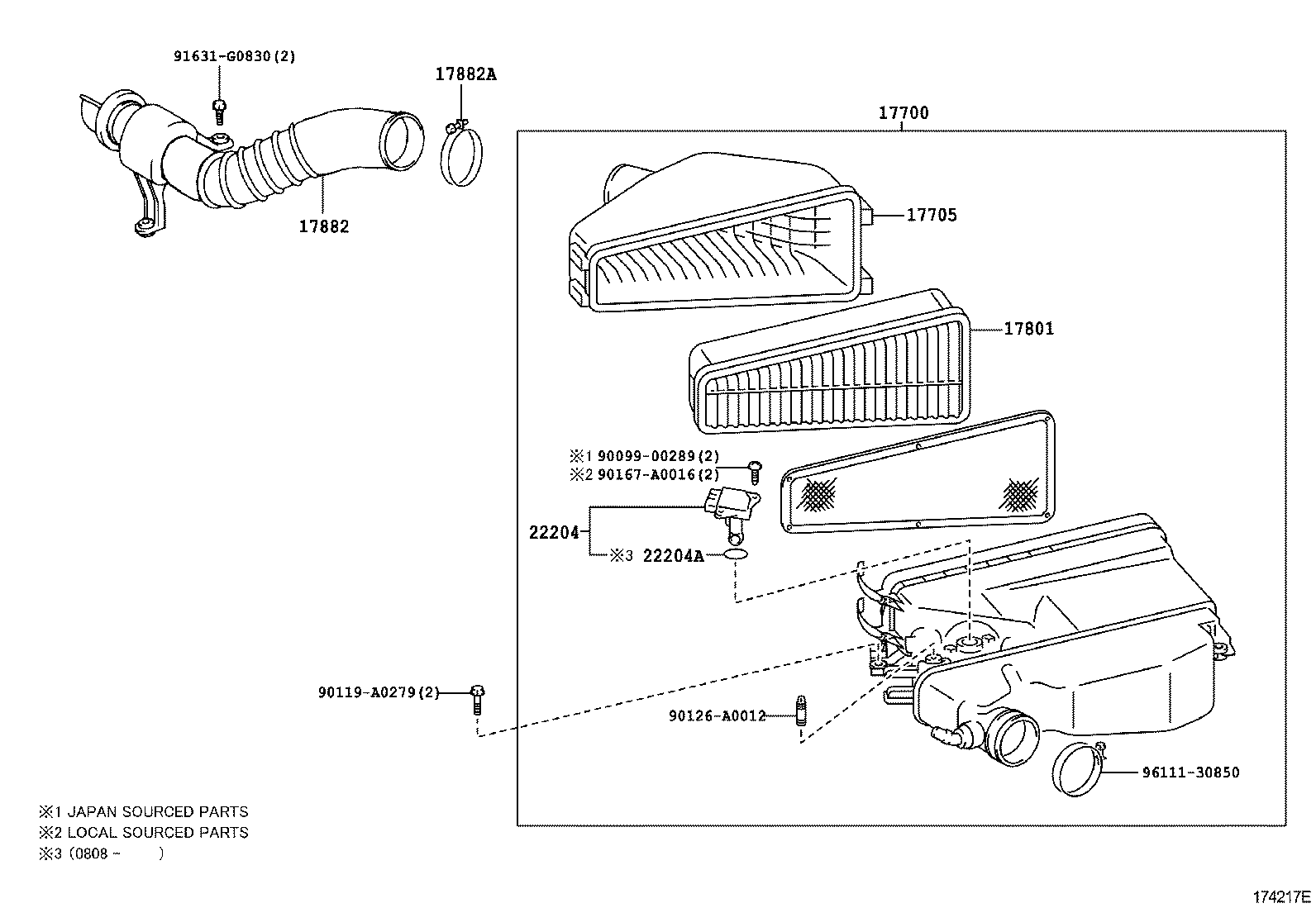  TACOMA |  AIR CLEANER