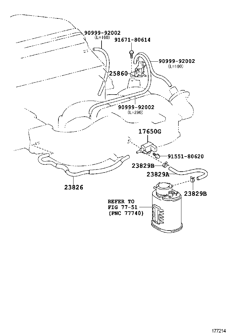  HILUX |  VACUUM PIPING