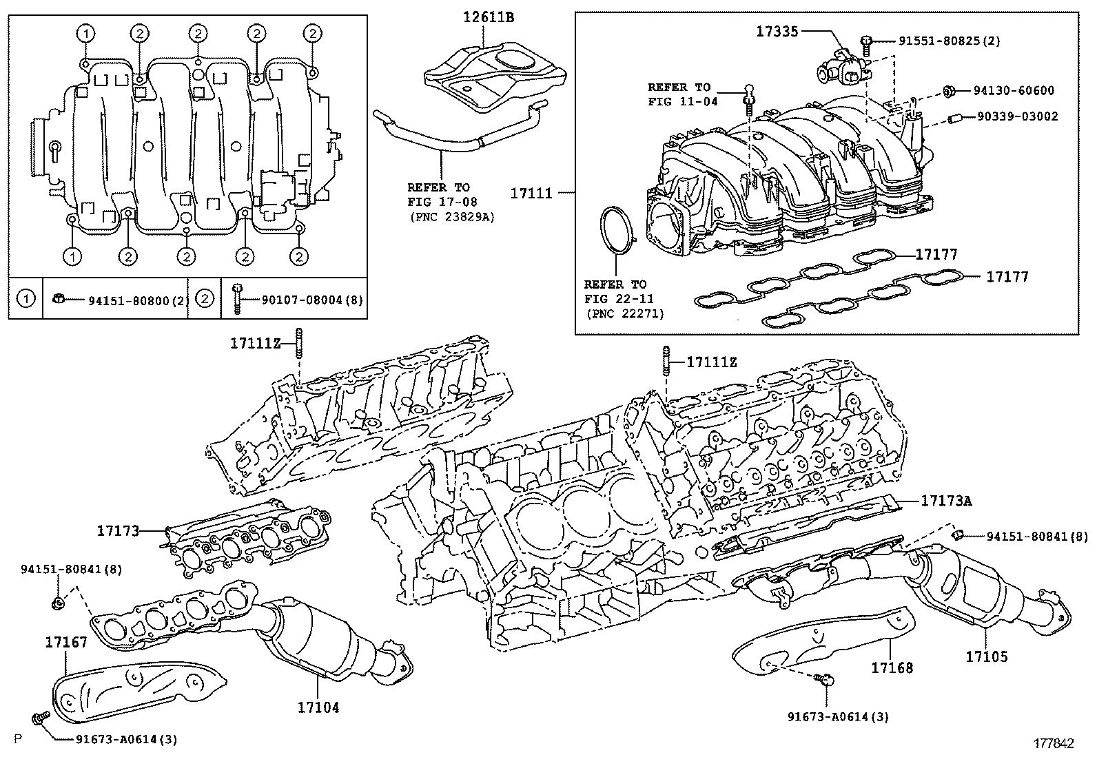  LS600HL |  MANIFOLD