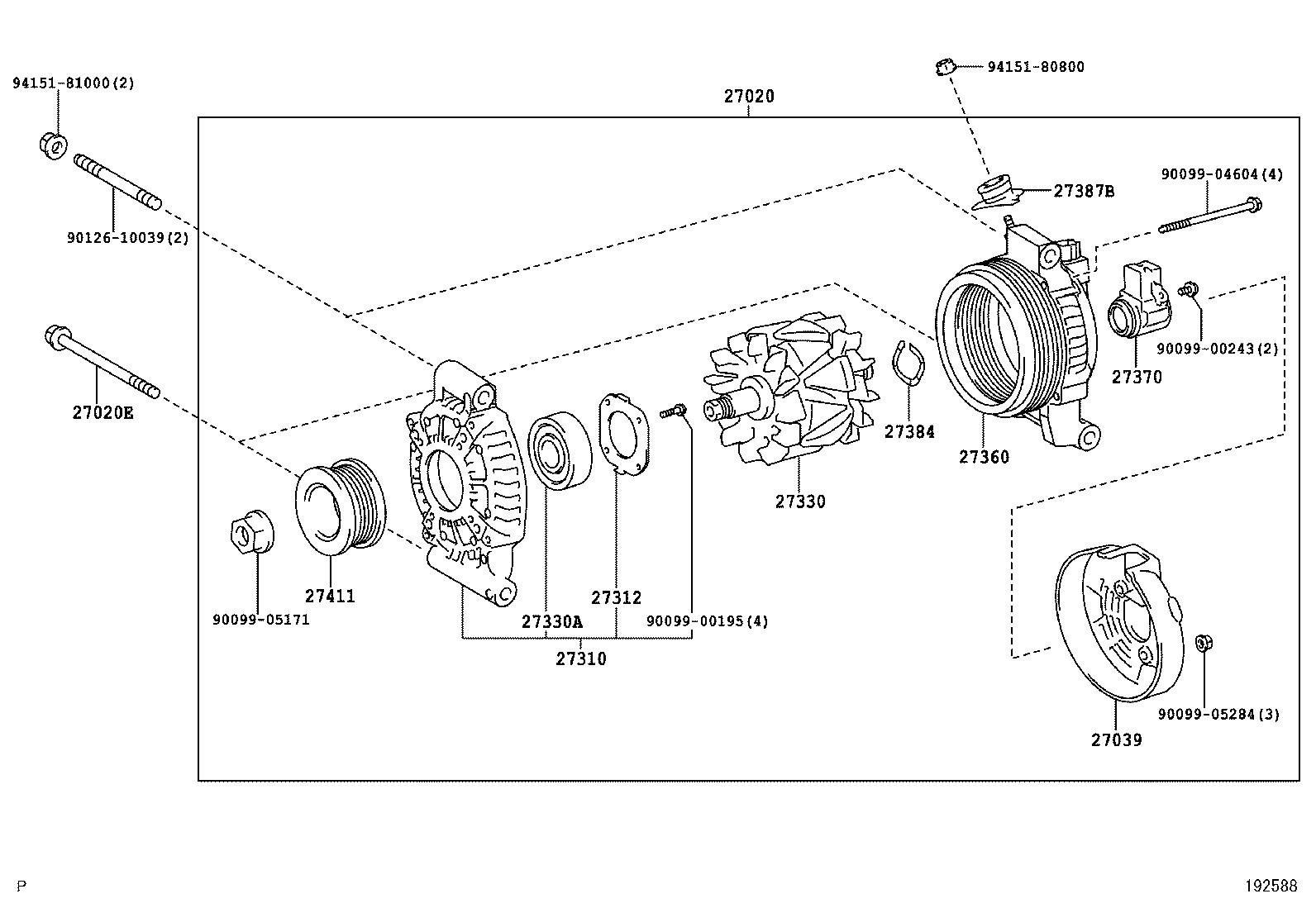  LS460 460L |  ALTERNATOR