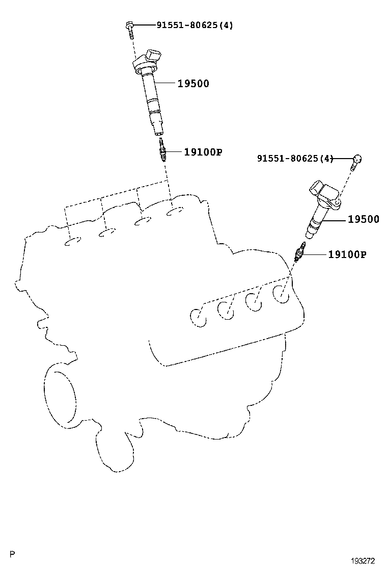  LX570 |  IGNITION COIL SPARK PLUG