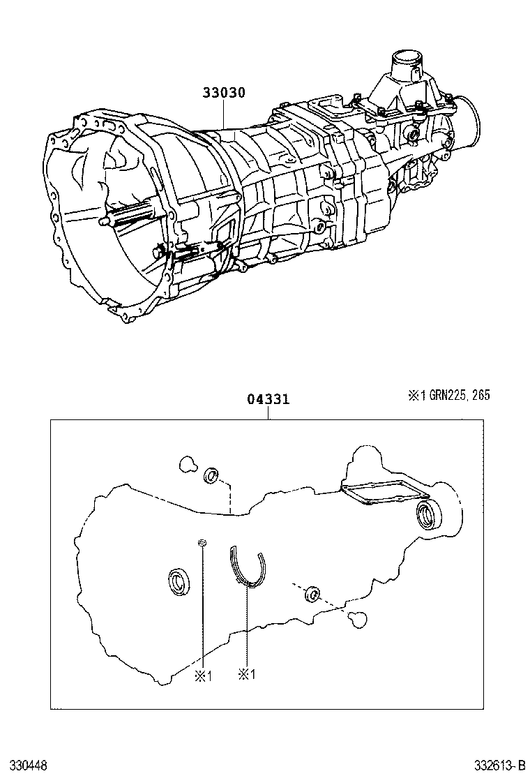  TACOMA |  TRANSAXLE OR TRANSMISSION ASSY GASKET KIT MTM