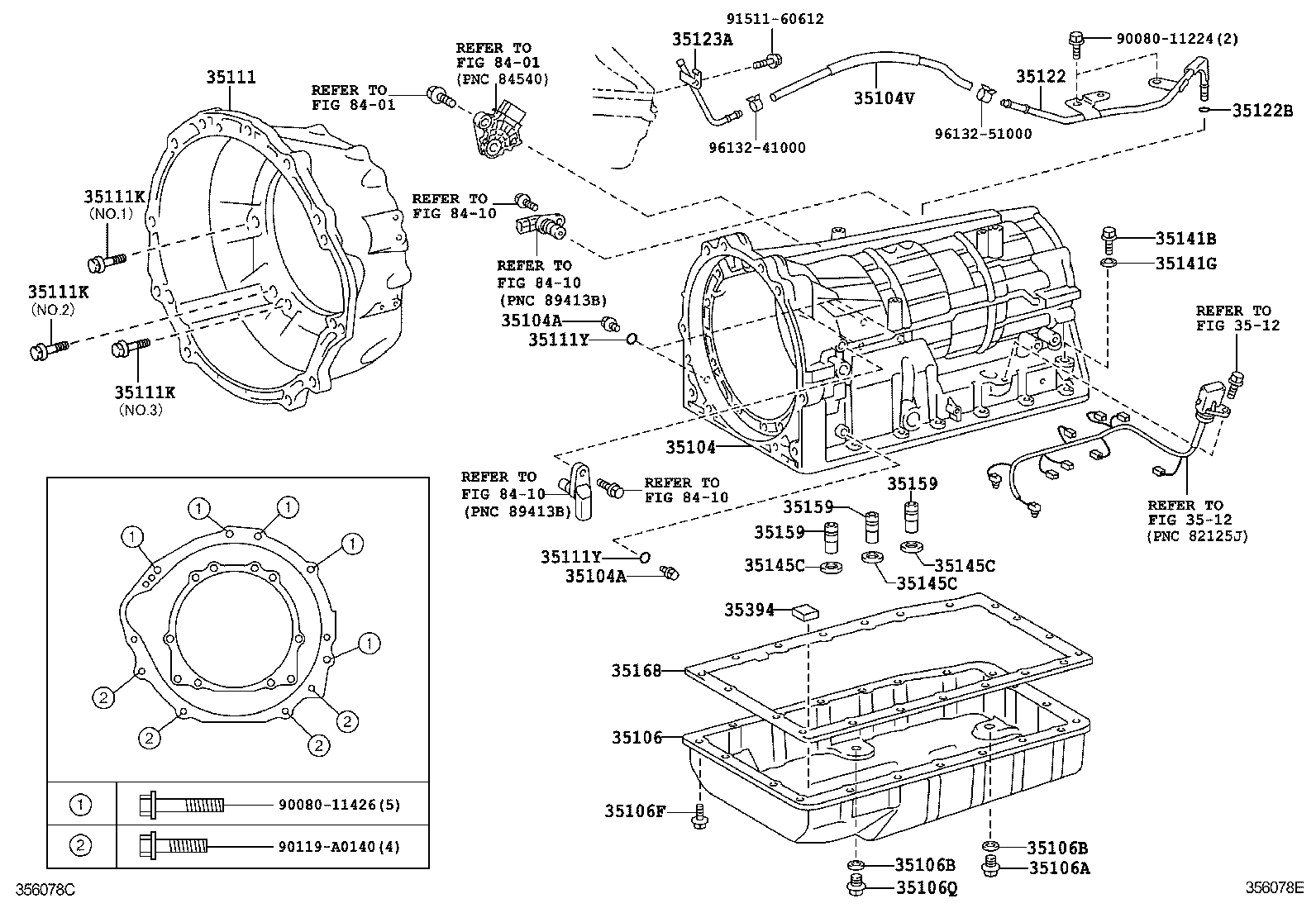  TACOMA |  TRANSMISSION CASE OIL PAN ATM