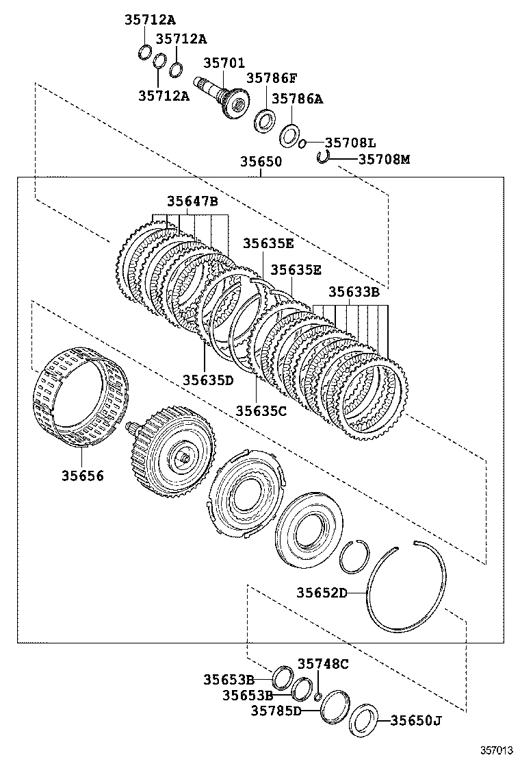  CAMRY HYBRID |  BRAKE BAND MULTIPLE DISC CLUTCH ATM