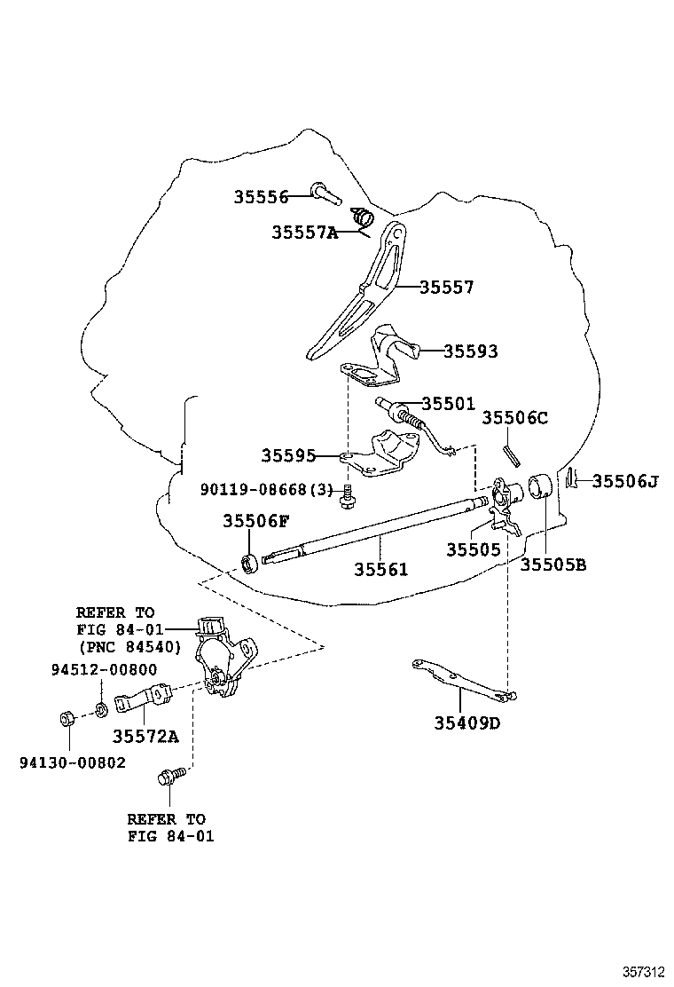  MATRIX |  THROTTLE LINK VALVE LEVER ATM