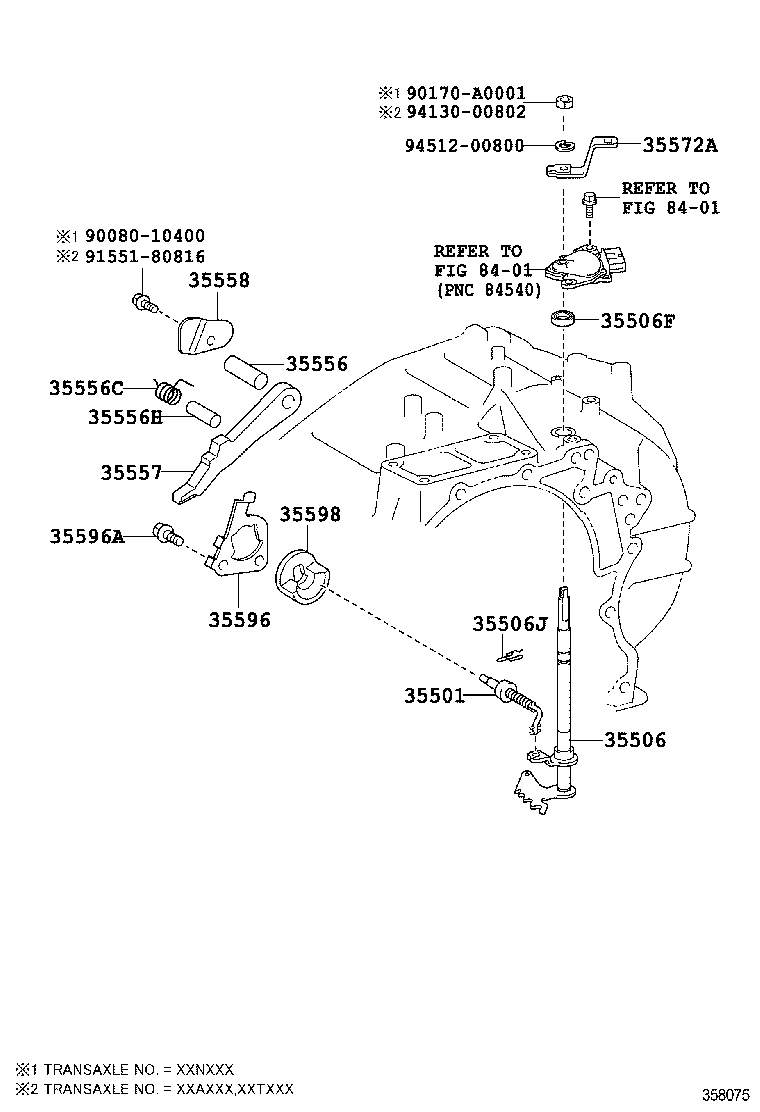  CAMRY |  THROTTLE LINK VALVE LEVER ATM