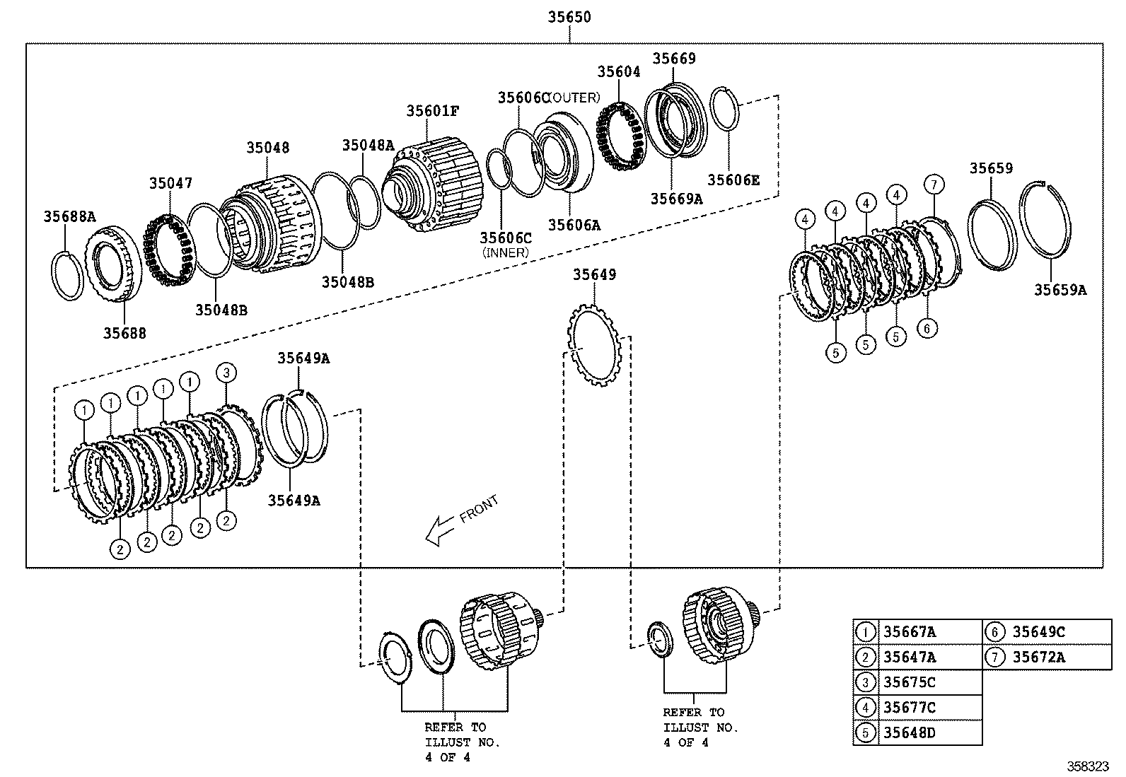  SCION FR S |  BRAKE BAND MULTIPLE DISC CLUTCH ATM