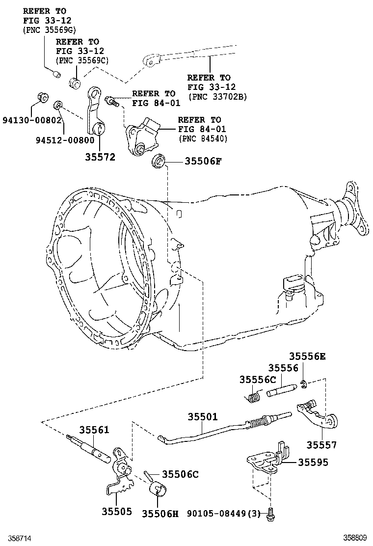  GS250 350 450H |  THROTTLE LINK VALVE LEVER ATM