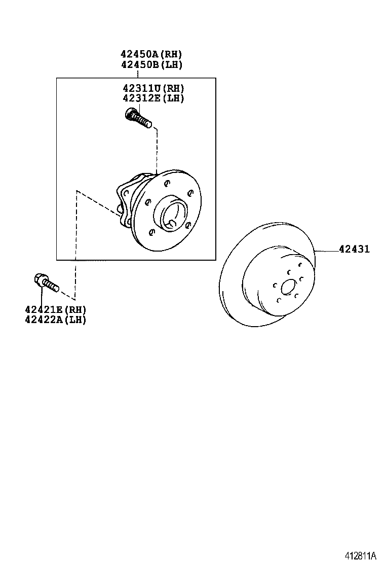  MATRIX |  REAR AXLE SHAFT HUB