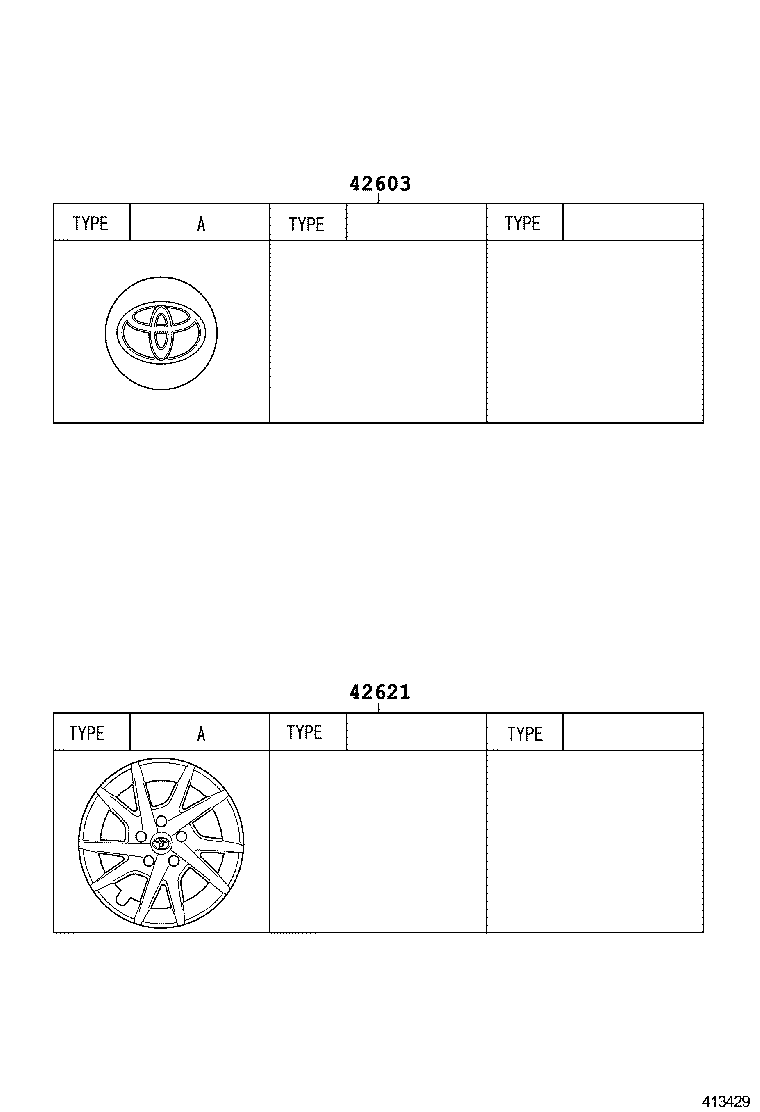  PRIUS V |  DISC WHEEL WHEEL CAP