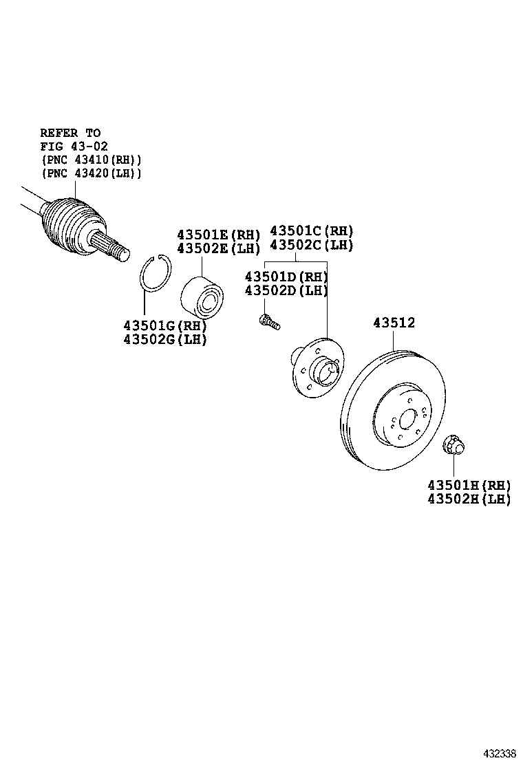  MATRIX |  FRONT AXLE HUB