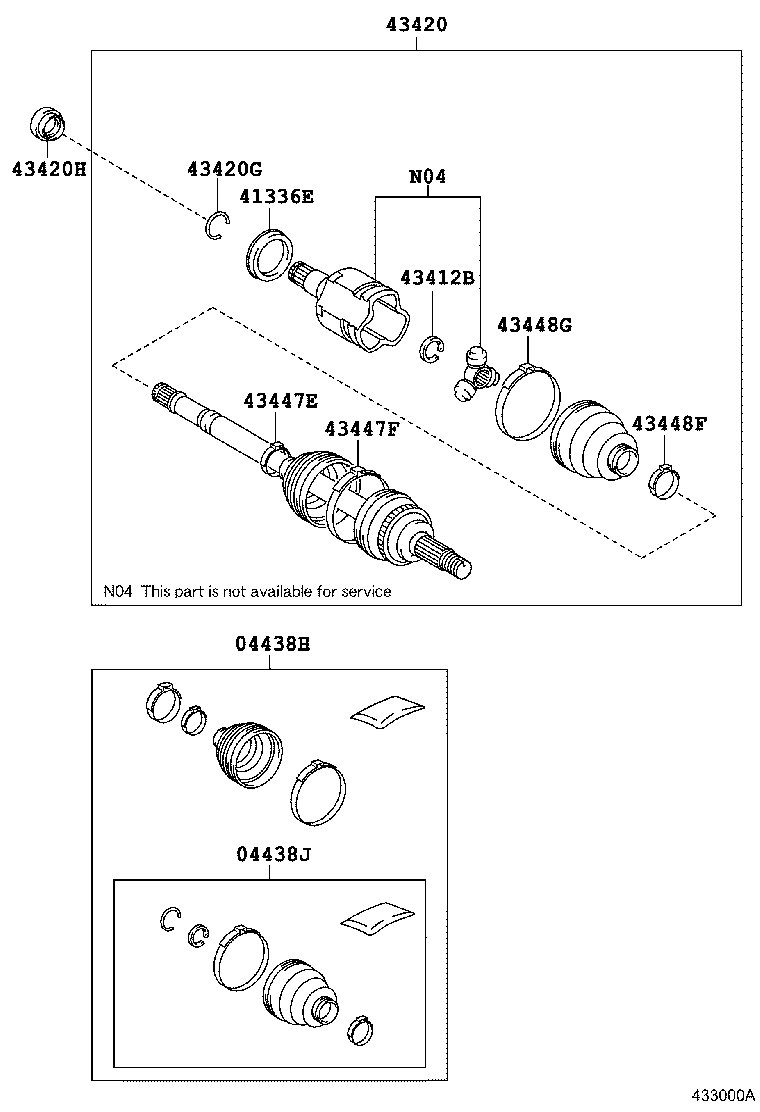  YARIS FRP |  FRONT DRIVE SHAFT