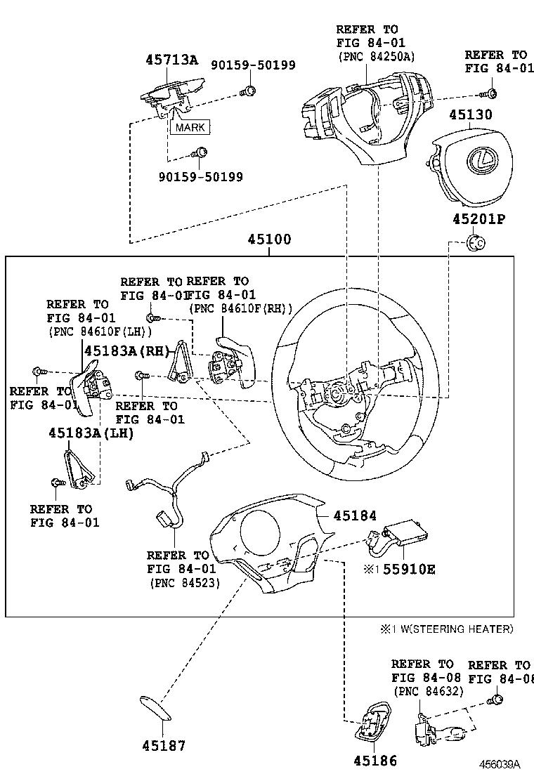  GS250 350 450H |  STEERING WHEEL