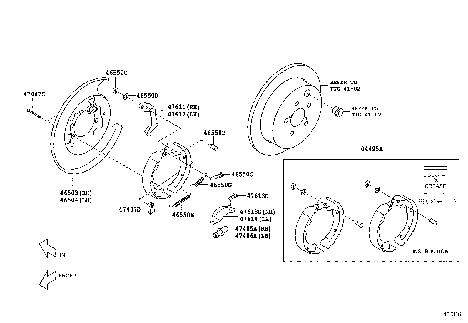  SCION FR S |  PARKING BRAKE CABLE