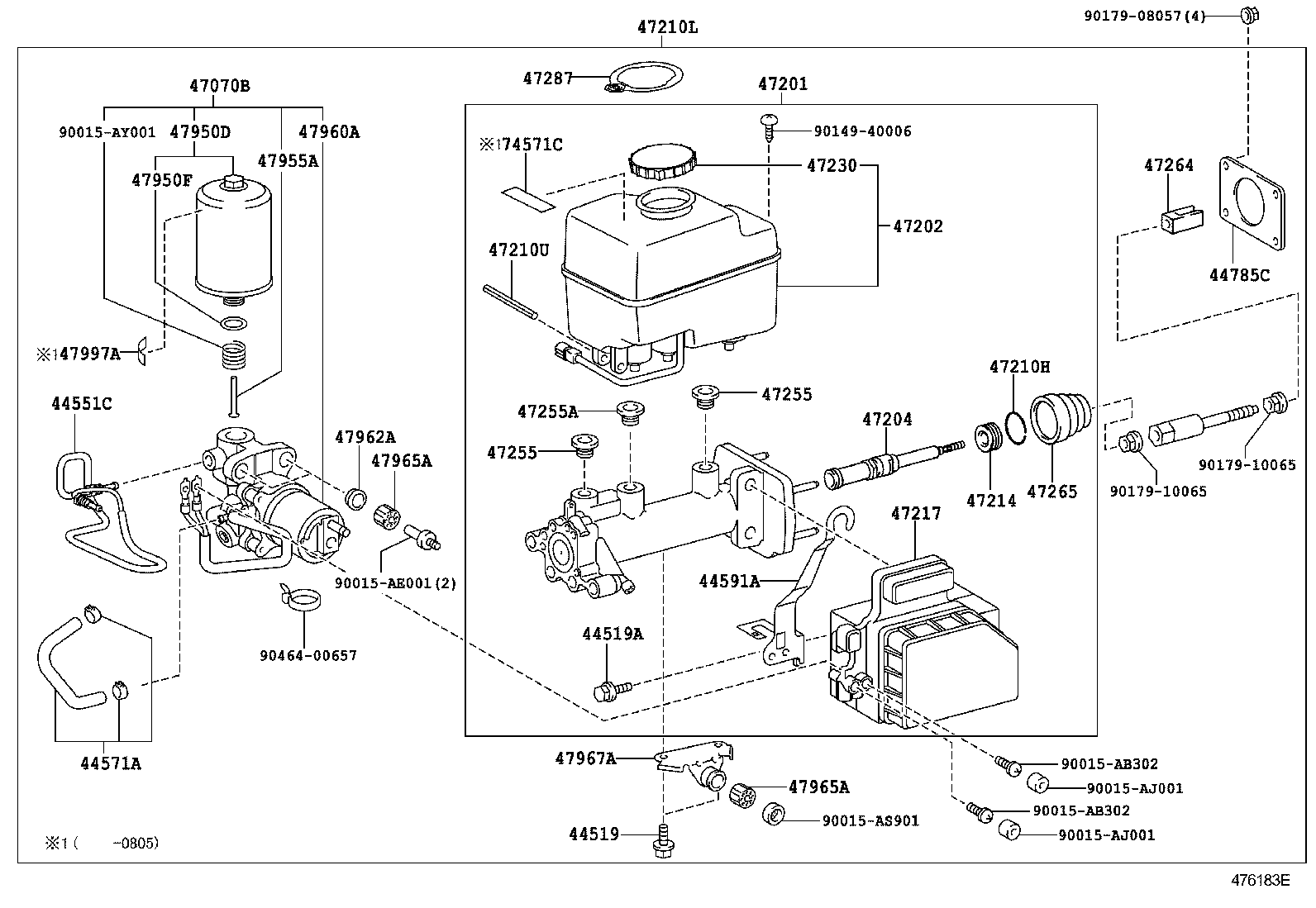  LX570 |  BRAKE MASTER CYLINDER