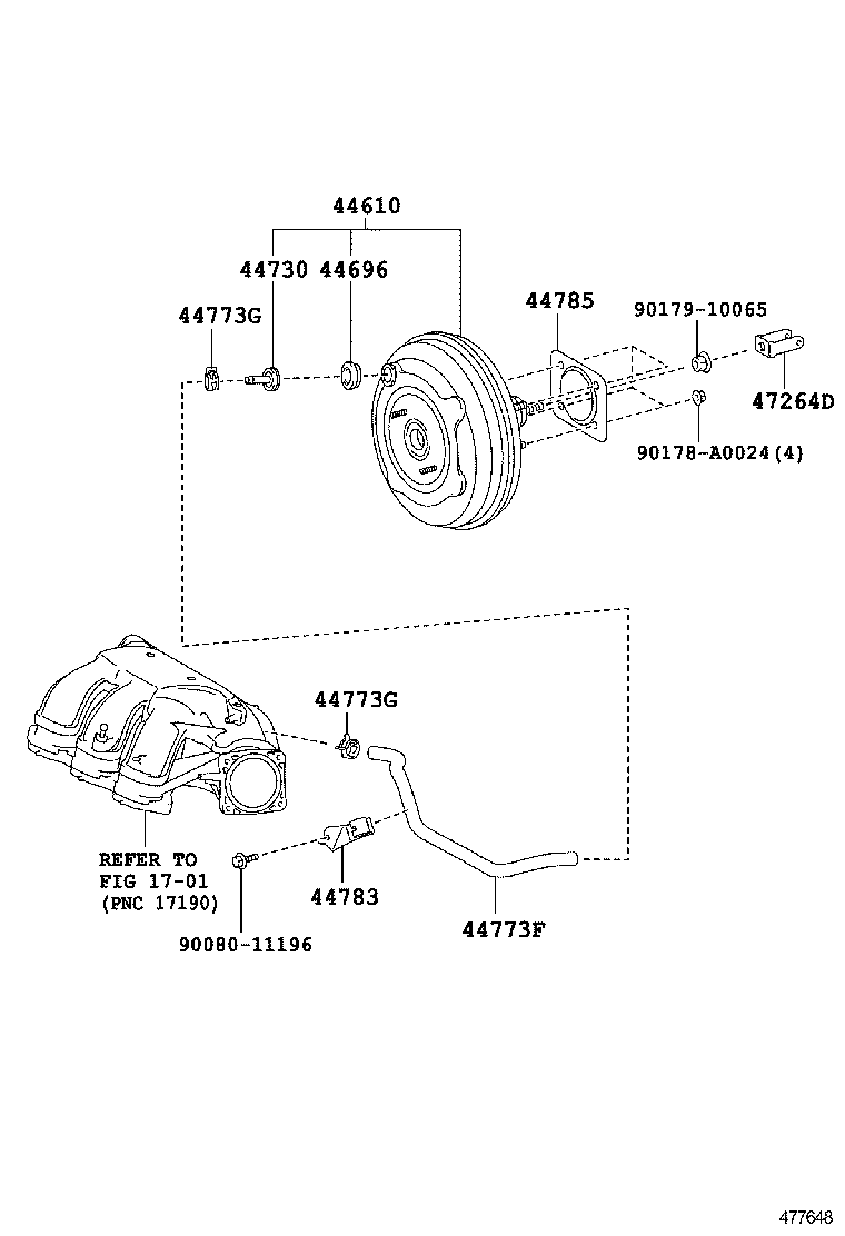  CAMRY HYBRID |  BRAKE BOOSTER VACUUM TUBE