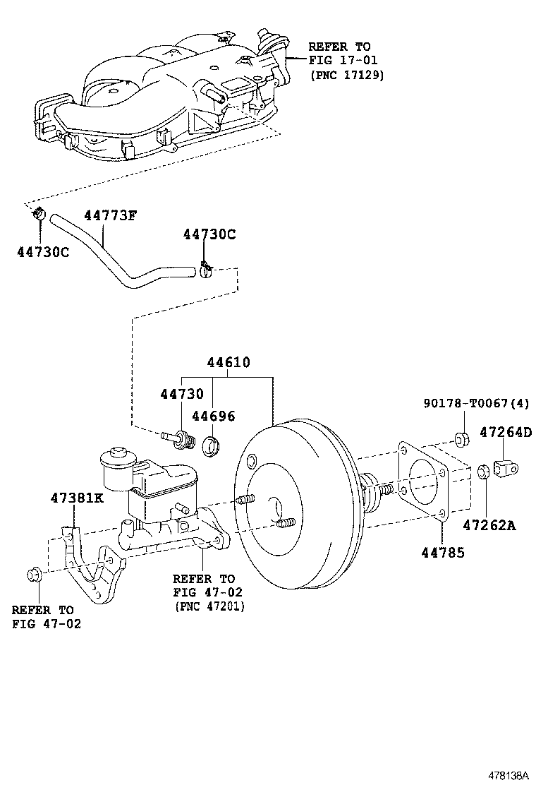  HILUX |  BRAKE BOOSTER VACUUM TUBE