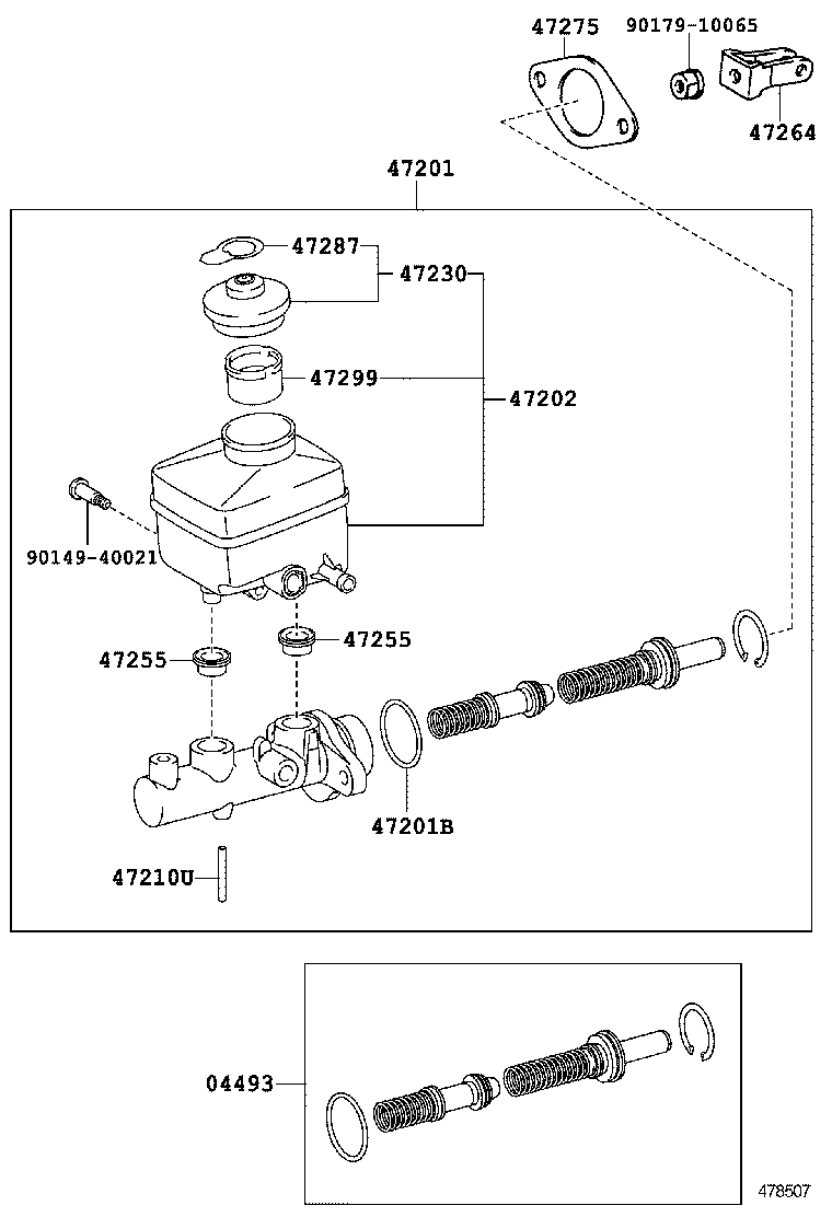  LAND CRUISER 70 |  BRAKE MASTER CYLINDER