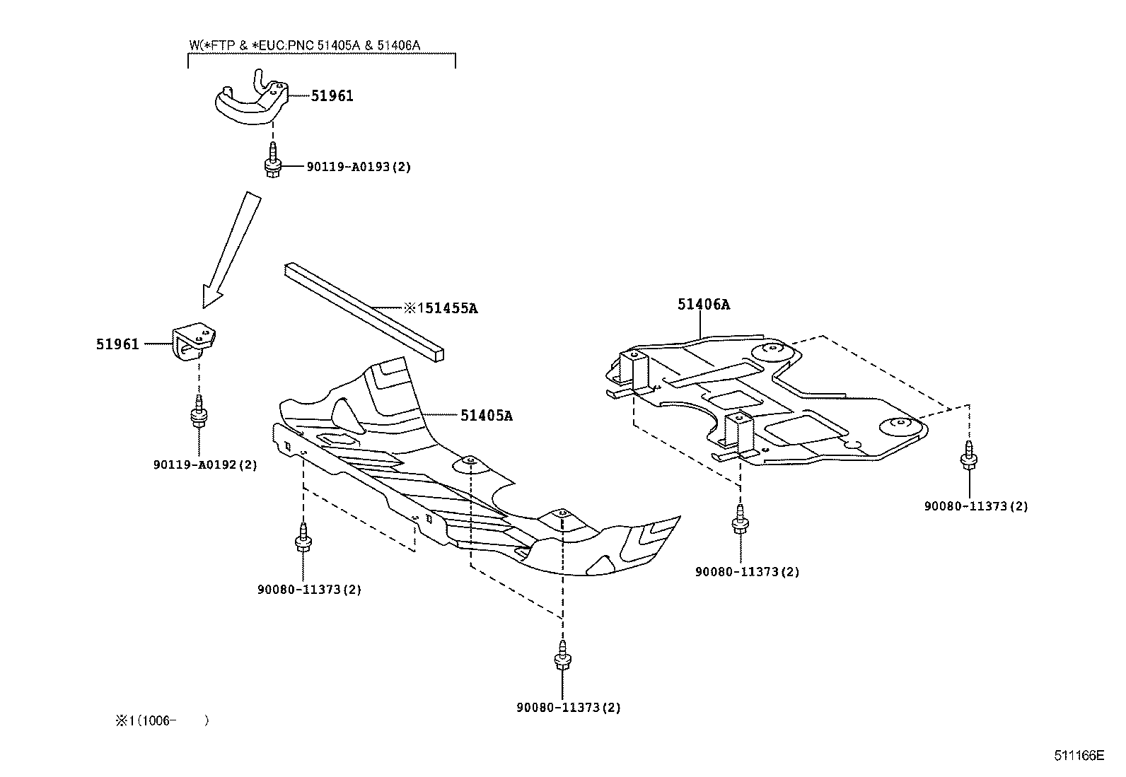  TACOMA |  SUSPENSION CROSSMEMBER UNDER COVER