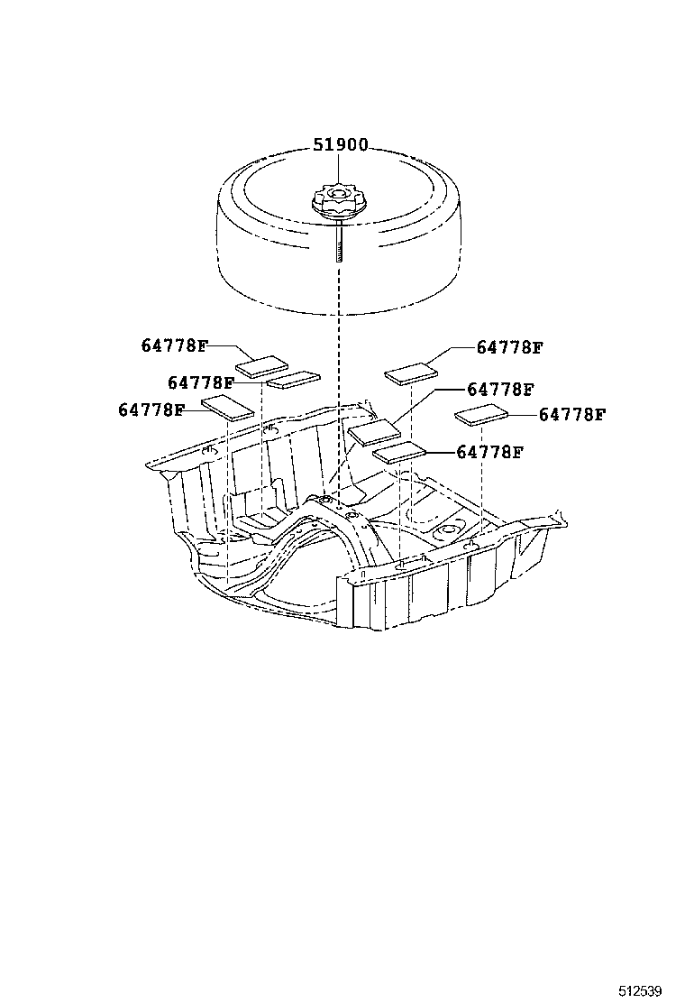  LS600HL |  SPARE WHEEL CARRIER