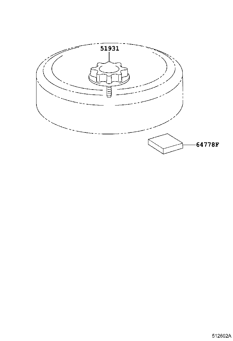  YARIS FRP |  SPARE WHEEL CARRIER