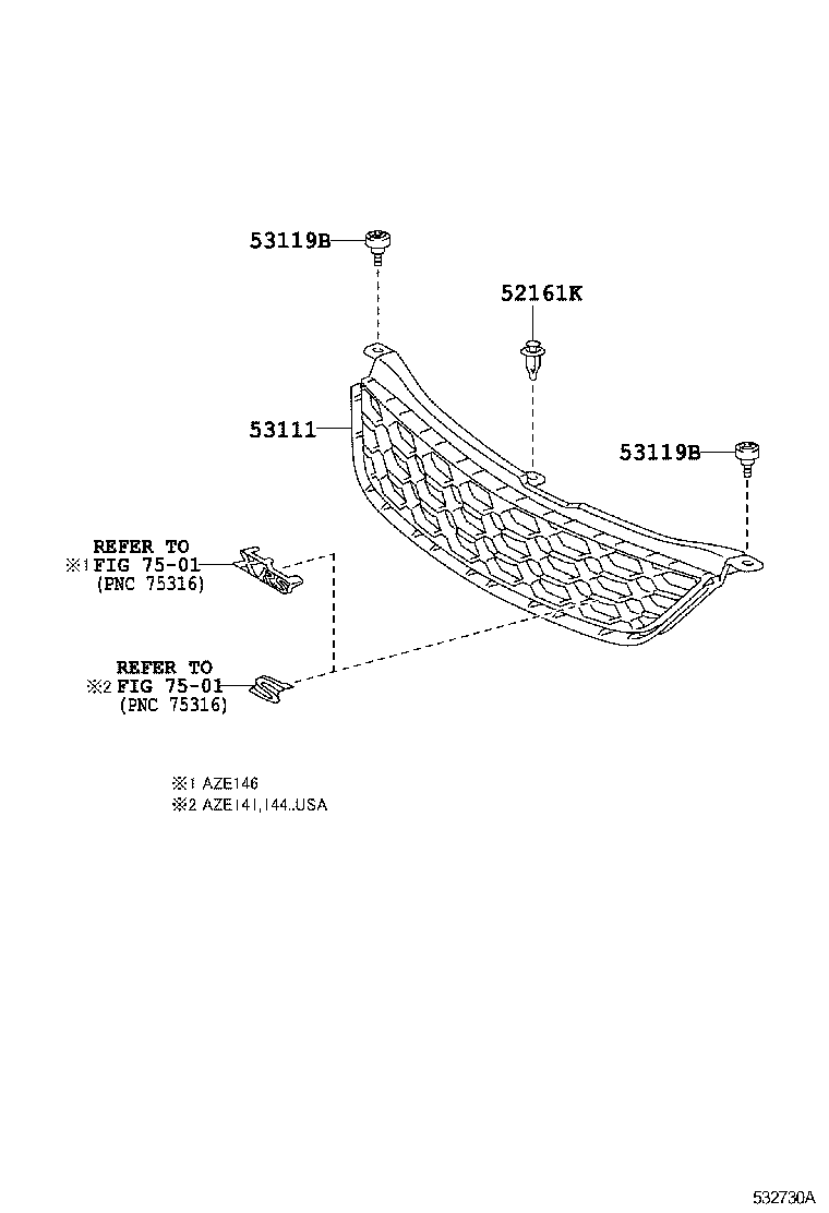  MATRIX |  RADIATOR GRILLE